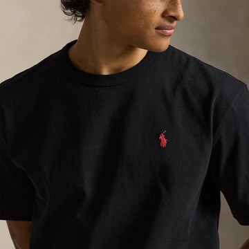 Polo Ralph Lauren Relaxed Fit Jersey Crewneck T-Shirt Polo Black - Parasol Store