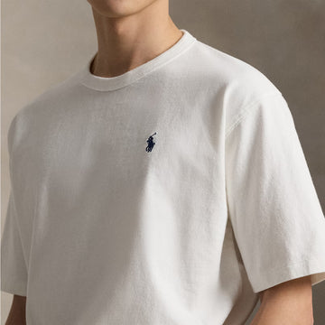 Polo Ralph Lauren Relaxed Fit Jersey Crewneck T-Shirt White - Parasol Store