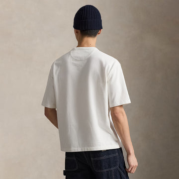 Polo Ralph Lauren Relaxed Fit Jersey Crewneck T-Shirt White - Parasol Store