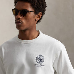 Polo Ralph Lauren Relaxed Fit Jersey Graphic T-shirt White - Parasol Store