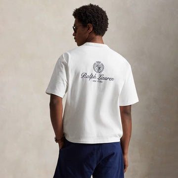Polo Ralph Lauren Relaxed Fit Jersey Graphic T-shirt White - Parasol Store