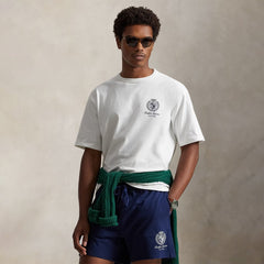 Polo Ralph Lauren Relaxed Fit Jersey Graphic T-shirt White - Parasol Store