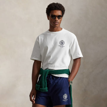 Polo Ralph Lauren Relaxed Fit Jersey Graphic T-shirt White - Parasol Store