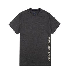 Polo Ralph Lauren S/S Crew Neck Sleep Top Charcoal Heather - Parasol Store