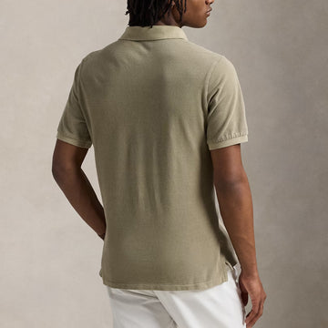 Polo Ralph Lauren Short Sleeve Polo Shirt Custom Slim Olive - Parasol Store