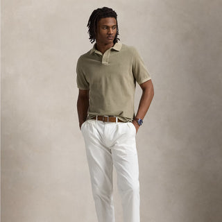 Polo Ralph Lauren Short Sleeve Polo Shirt Custom Slim Olive - Parasol Store