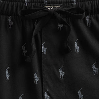 Polo Ralph Lauren Sleep Bottom All Over Pony Print Polo Black