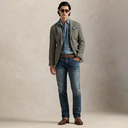 Polo Ralph Lauren Slub Denim Western Shirt RL Western - Parasol Store