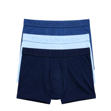 Polo Ralph Lauren Stretch Cotton Boxer Brief 3-Pack 3PK Blues