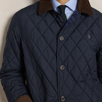 Polo Ralph Lauren The Beacon Quilted Barn Coat College Navy