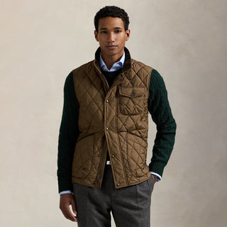 Polo Ralph Lauren The Beaton Quilted Utility Vest Chestnut - Parasol Store