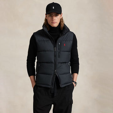 Polo Ralph Lauren The Gorham Down Vest Polo Black - Parasol Store