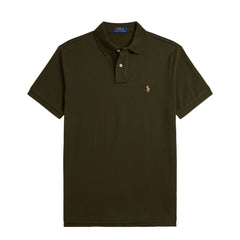 Polo Ralph Lauren The Iconic Custom Slim Fit Mesh Polo Company Olive / C8526