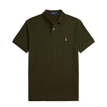 Polo Ralph Lauren The Iconic Custom Slim Fit Mesh Polo Company Olive / C8526
