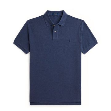 Polo Ralph Lauren The Iconic Custom Slim Fit Mesh Polo Derby Blue Heather / C7988