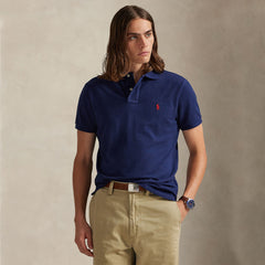 Polo Ralph Lauren The Iconic Custom Slim Fit Mesh Polo Newport Navy / C3870