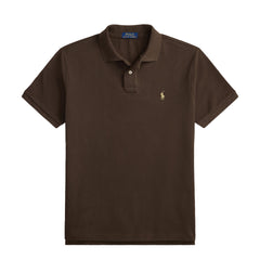 Polo Ralph Lauren The Iconic Custom Slim Fit Mesh Polo Nutmeg Brown / C8663