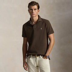 Polo Ralph Lauren The Iconic Custom Slim Fit Mesh Polo Nutmeg Brown / C8663