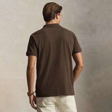 Polo Ralph Lauren The Iconic Custom Slim Fit Mesh Polo Nutmeg Brown / C8663