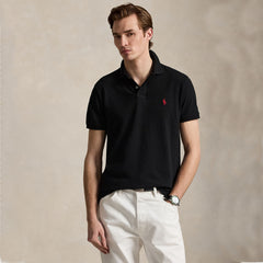 Polo Ralph Lauren The Iconic Custom Slim Fit Mesh Polo Polo Black / C3870