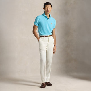 Polo Ralph Lauren The Iconic Mesh Polo Shirt Blue Lagoon - Parasol Store