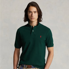 Polo Ralph Lauren The Iconic Mesh Polo Shirt College Green - Parasol Store