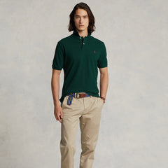 Polo Ralph Lauren The Iconic Mesh Polo Shirt College Green - Parasol Store