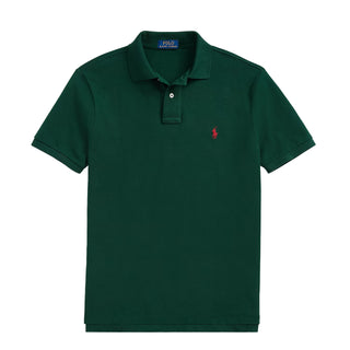 Polo Ralph Lauren The Iconic Mesh Polo Shirt College Green - Parasol Store
