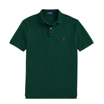 Polo Ralph Lauren The Iconic Mesh Polo Shirt College Green - Parasol Store