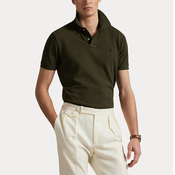 Polo Ralph Lauren The Iconic Mesh Polo Shirt Company Olive - Parasol Store