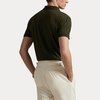 Polo Ralph Lauren The Iconic Mesh Polo Shirt Company Olive - Parasol Store