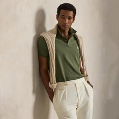 Polo Ralph Lauren The Iconic Mesh Polo Shirt Garden Trail - Parasol Store