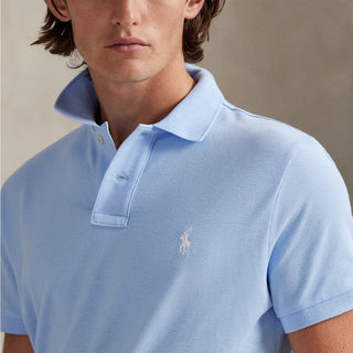 Polo Ralph Lauren The Iconic Mesh Polo Shirt Office Blue
