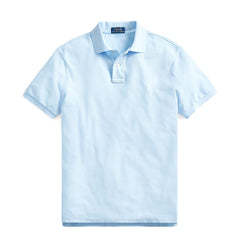 Polo Ralph Lauren The Iconic Mesh Polo Shirt Office Blue - Parasol Store