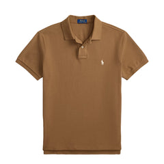 Polo Ralph Lauren The Iconic Mesh Polo Shirt RL Brown - Parasol Store