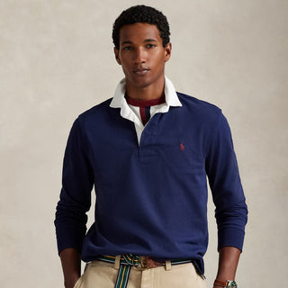 Polo Ralph Lauren The Iconic Rugby Shirt Newport Navy - Parasol Store