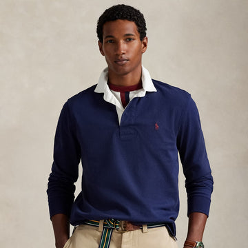 Polo Ralph Lauren The Iconic Rugby Shirt Newport Navy - Parasol Store