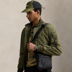 Polo Ralph Lauren Tonal Logo Crossbody Bag Black - Parasol Store