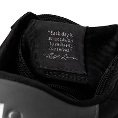 Polo Ralph Lauren Train 89 Nubuck & Oxford Trainer Black / Grey - Parasol Store