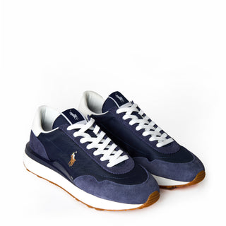 Polo Ralph Lauren Train 89 Suede / Oxford Trainer Navy / Multi PP - Parasol Store