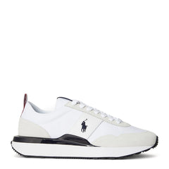 Polo Ralph Lauren Train 89 Suede & Oxford Trainer White / Navy / Red - Parasol Store