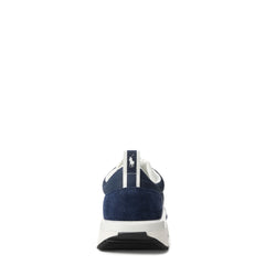 Polo Ralph Lauren Train 89 Suede and Oxford Trainer Navy / Deckwash White