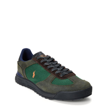 Polo Ralph Lauren Varick Suede Paneled Sneaker New Forest Multi