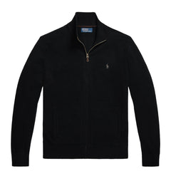Polo Ralph Lauren Wool Full-Zip Jumper Polo Black