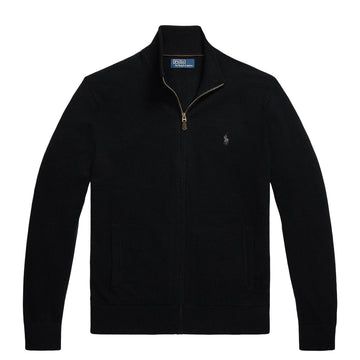 Polo Ralph Lauren Wool Full-Zip Jumper Polo Black