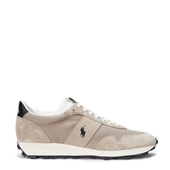 Polo Sport PRL Trail 125 Suede-Panelled Trainer Milkshake / Black - Parasol Store