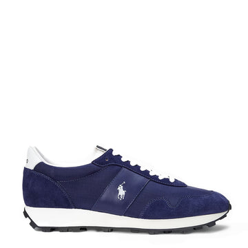 Polo Sport PRL Trail 125 Suede-Panelled Trainer New Classic Navy / Deckwash