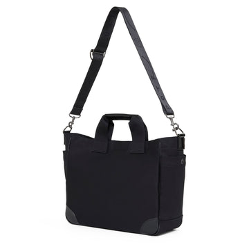 Porter-Yoshida And Co Clan Tote Bag With Quilt Pin Black