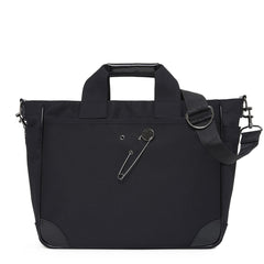Porter-Yoshida And Co Clan Tote Bag With Quilt Pin Black