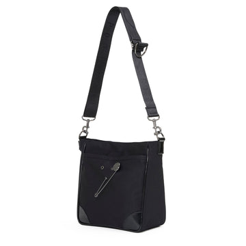 Porter-Yoshida And Co Clan Weekend Bag With Quilt Pin Black